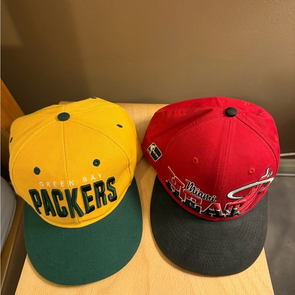 Green Bay Packers and Miami Heat Caps - Picture 3 of 10
